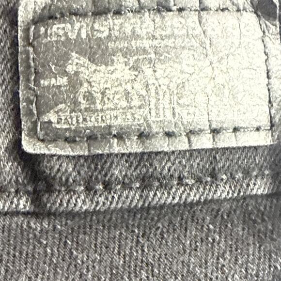 LEVI'S Shaping Curvy Stretch Mid-Rise Dark Wash Black Denim Jeans Women's 31‎ - Picture 9 of 10